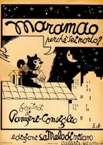 Copertina della canzone "Maramao perché sei morto?"