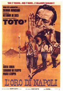 locandina l'oro di napoli