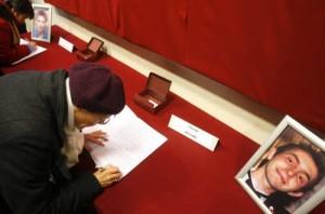 Veglia funebre per Antoine De Leocour e Vicent Delory