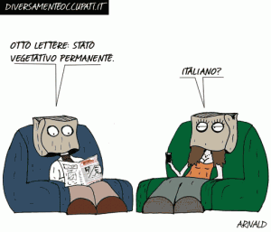 La vignetta di Arnald tratta da Diversamenteoccupati.it