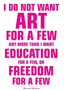 Jeremy Deller e Scott King, Poster per la campagna Save the Arts