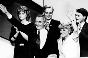 Walter Mondale, Geraldine Ferraro, Eleanor Mondale, Ted Mondale, William Mondale, 