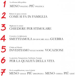 7 mosse per l'Italia