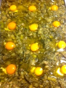 Uova già sgusciate per la ricetta di Fabio Picchi