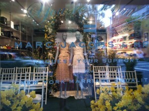 La vetrina di Marc Jacobs al Village, quartiere di New York