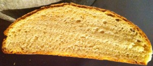 Pane da affettare e abbrustolire per eseguire la ricetta di Fabio Picchi