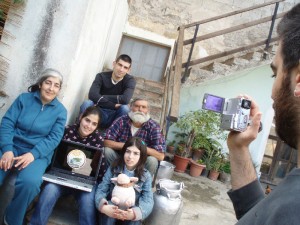 La famiglia Concas, proprietaria di Sardinia Farm