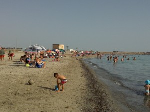 La spiaggia di Torrazza nel comune di Petrosino (Trapani)