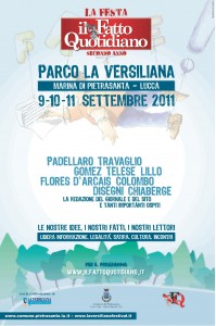 La festa del Fatto Quotidiano in Versiliana