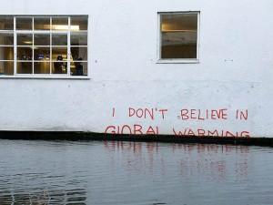 Banksy, 'I don't believe in Global Warming', 2010