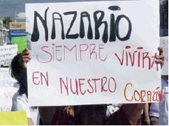 Droga Messico, manifesto San Nazario - foto La Presse