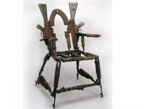 Gun Chair, Africa exhibition, British Museum, 2008