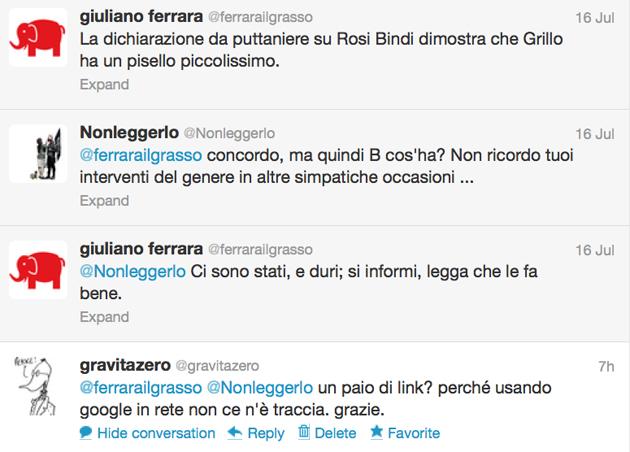 Giuliano Ferrara tweet