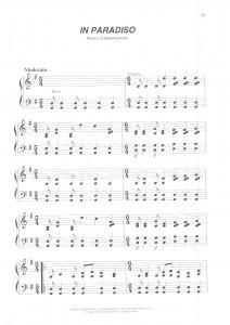 spartito IN PARADISO