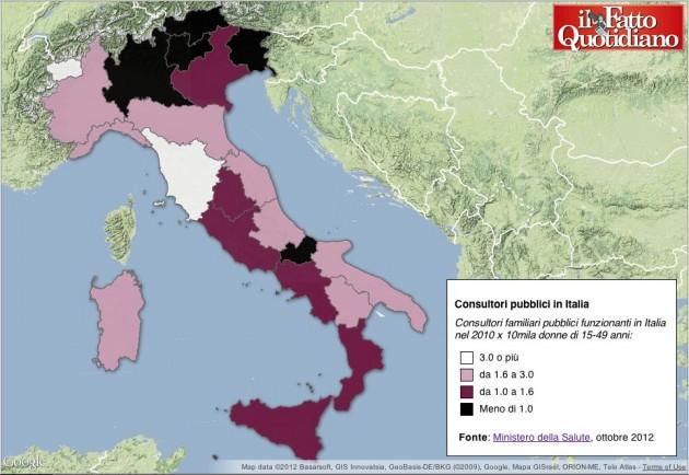 Consultori pubblici in Italia