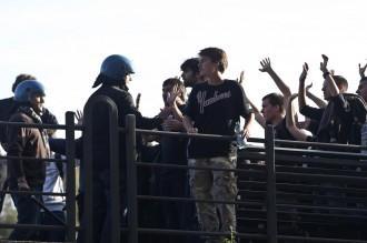 Sciopero generale - Studenti-Forze dell'ordine