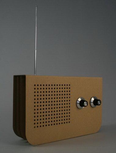 radio di cartone