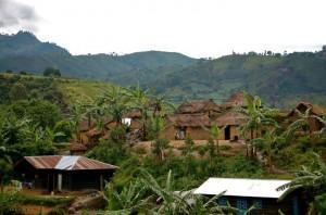 Repubblica del Congo - villaggio, sud kivu
