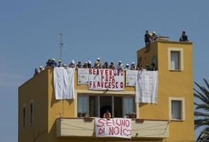 Papa Francesco a Lampedusa
