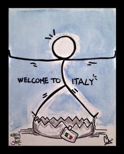 "Welcome to Italy" di Piji secondo Graziano Fabrizi