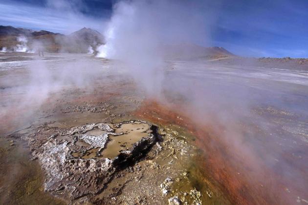 geyser, Cile