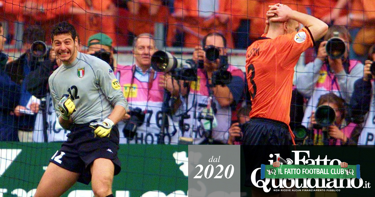 Olanda-Italia, rigori e sofferenza: vent’anni fa le parate di Toldo che gelarono Amsterdam e portarono gli azzurri in finale ad Euro 2000