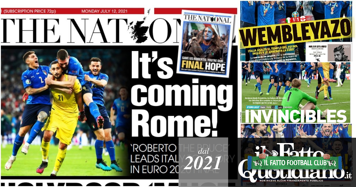 Dal “Wembleyazo” di Marca alla gioia scozzese, fino alle lacrime dei giornali inglesi: il trionfo dell’Italia a Euro 2020 sulla stampa mondiale