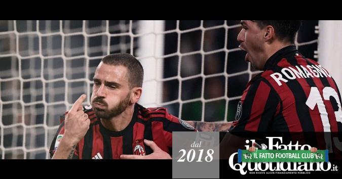 Juventus-Milan, Bonucci festeggia e i suoi ex tifosi lo fischiano: meglio un’esultanza ingrata che il finto rispetto
